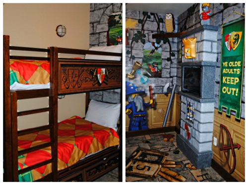 LEGOLAND Hotel Premium Kingdom room - the kids' area