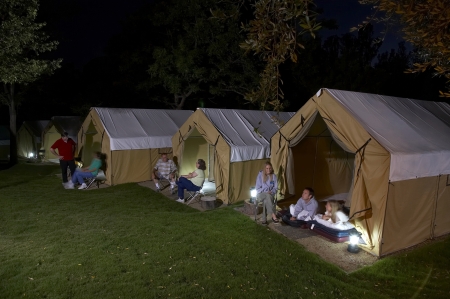 San Diego Zoo Safari Park tents