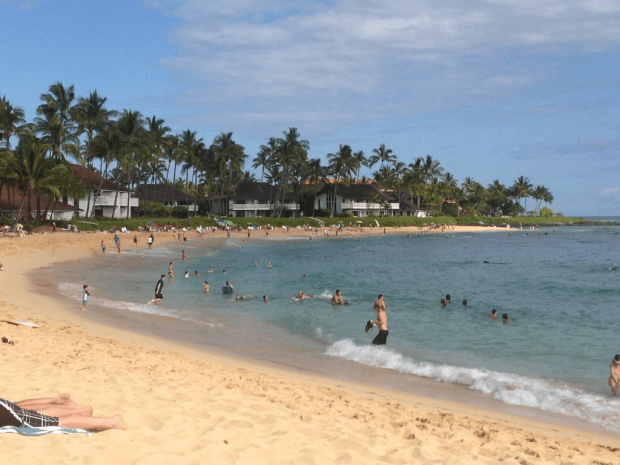 Sheraton Kauai's fabulous beach