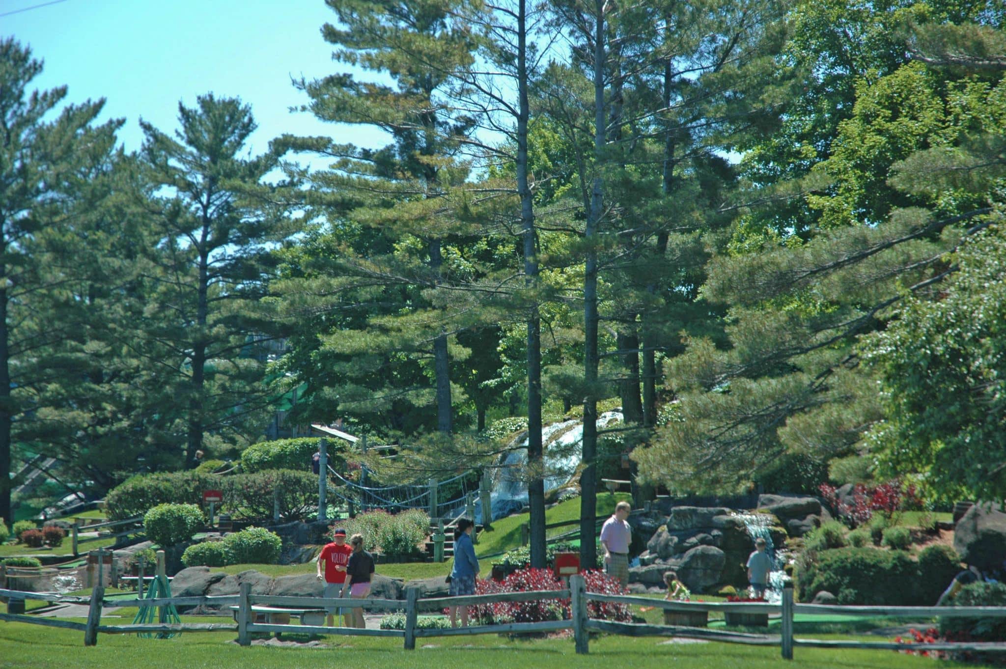 Miniature golf at Pebble Brook in downtown Traverse City, Michigan (Photo courtesy of Traverse City Convention & Visitors Bureau)