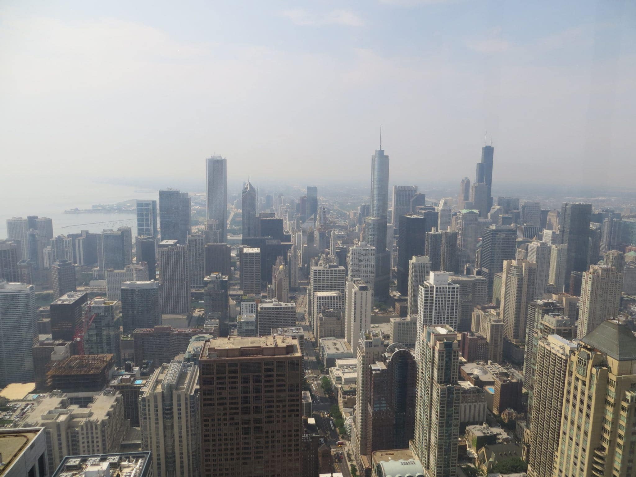 Chicago skyline from John Hancock Observatory