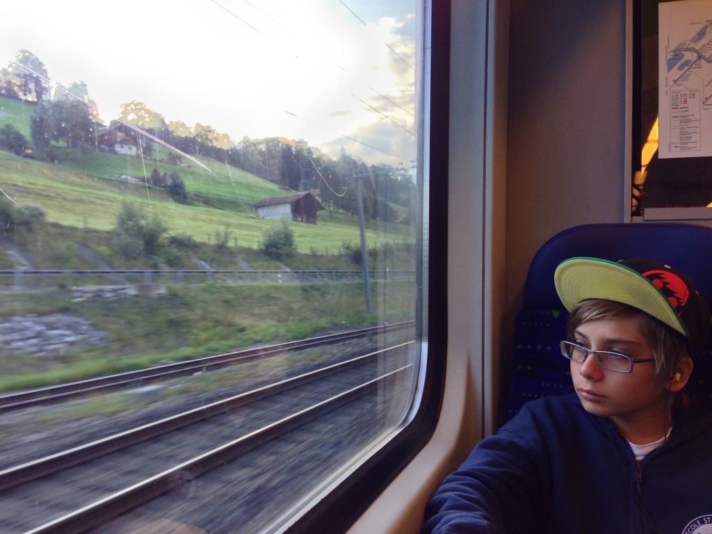 Riding the rails in Switzerland