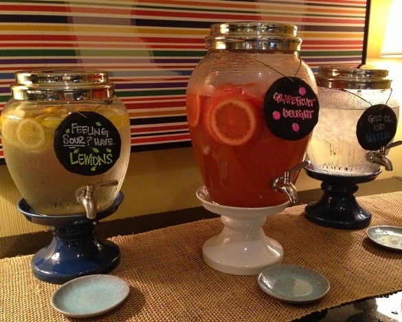 Refreshments offered in the Hotel Monaco Seattle's lobby