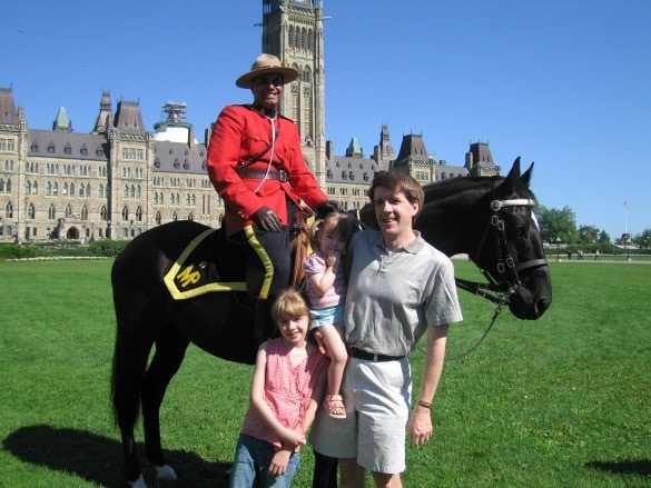 Ottawa Canada Parliament Hill Mountie