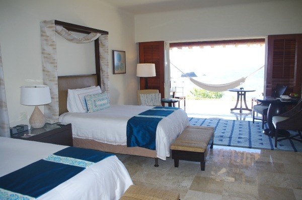 Four Season Punta Mita guest room with hammock on lanai