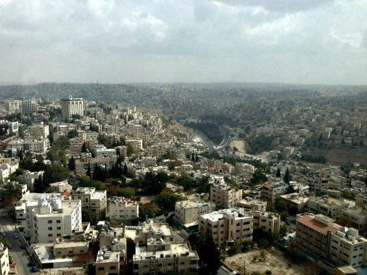 Amman - a city in white (Photo credit: Claudia Laroye)