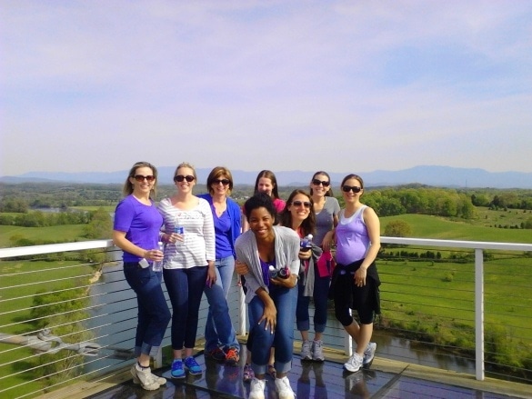 Adrenaline Park's glass bottom bridge, Sevierville, Tennessee