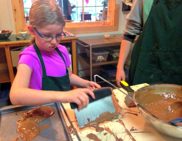 Making chocolates on PEI 