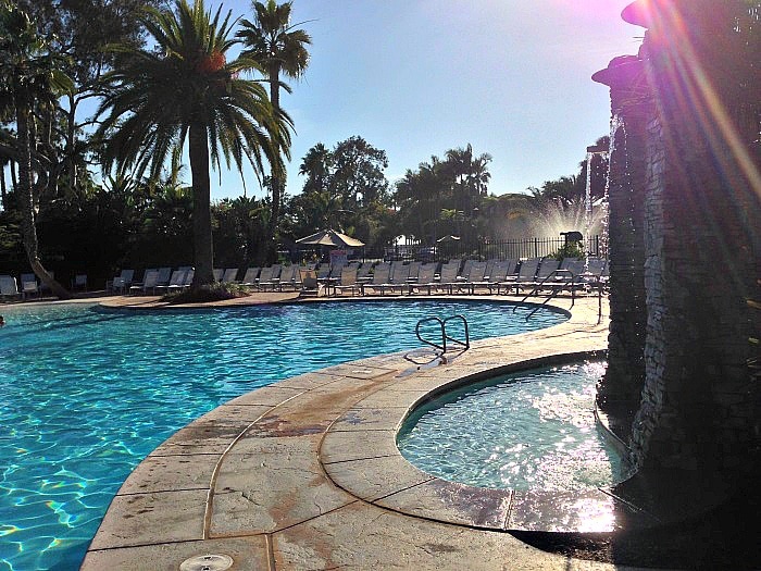 One of five pools at Paradise Point Resort (Photo credit: Colleen Lanin)