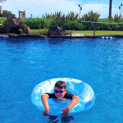 Sheraton Maui's meandering pool and lazy river 