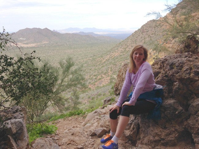 I needed that rest after hoofing it up the Wind Cave Trail! (Photo credit: Jody Robbins)