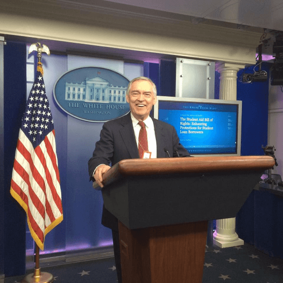 Pretending to be President in the White House Press Room