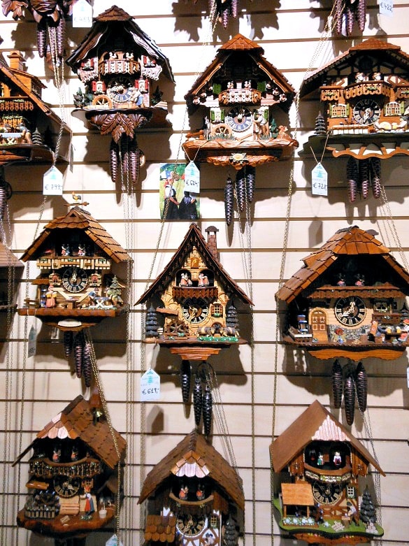 The Black Forest is known for crafting cuckoo clocks