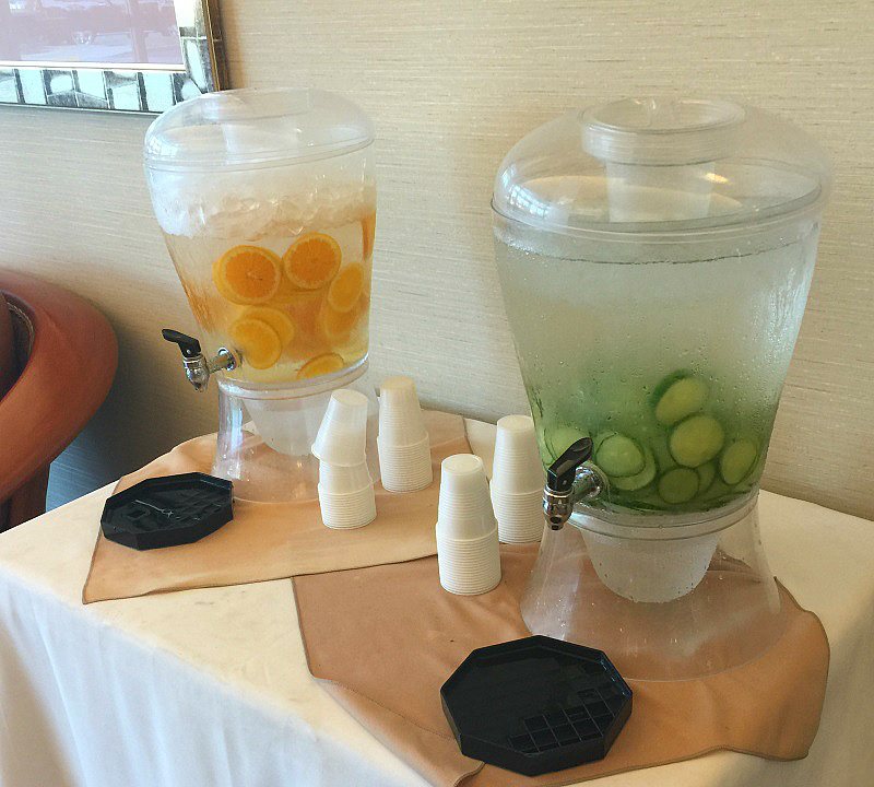 Quench your thirst in the Embassy Suites Anaheim South lobby