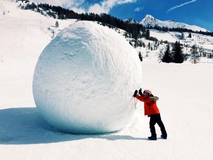 Les Arc Ski Resort in Savoie, France with kids