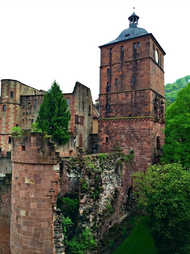 Heidelberg Castle remains partially in ruin today