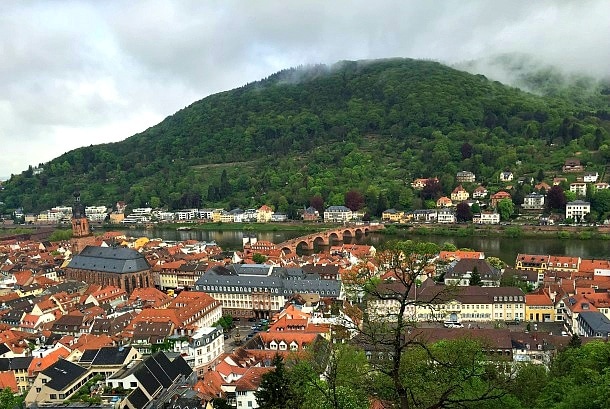 View from Heidelberg Castle with Viking River Cruises