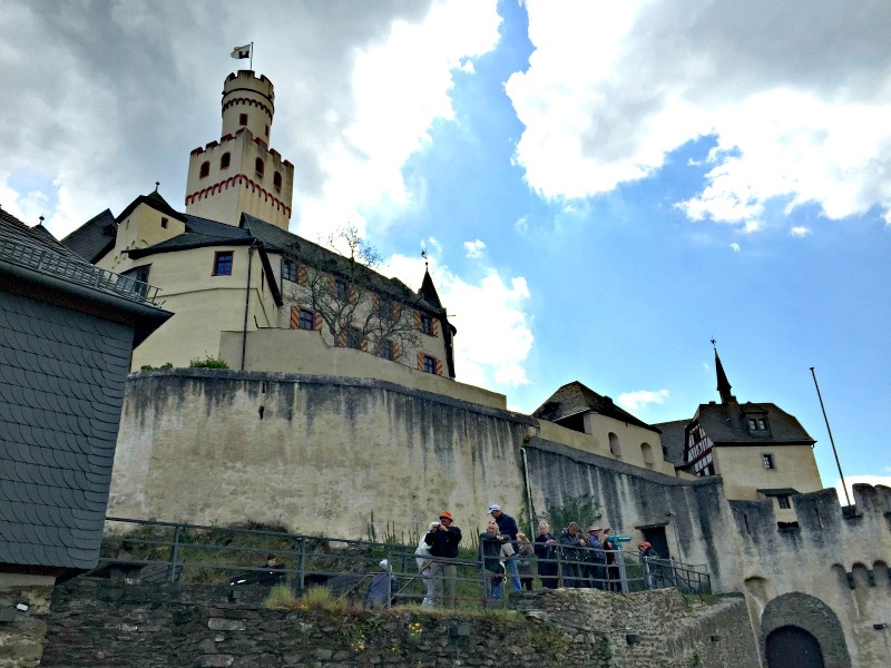 Marksburg Castle in Braubach, Germany