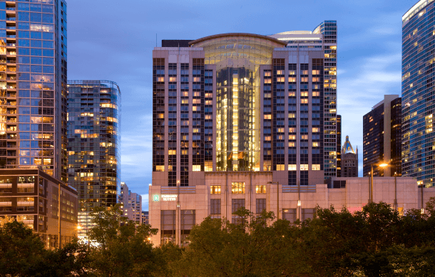 It's hard to beat the central location of Embassy Suites by Hilton Chicago Downtown Magnificent Mile near restaurants, sites and, of course, lots of shopping