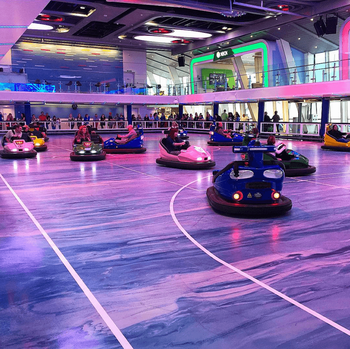 Bumper cars at sea on Royal Caribbean Anthem of the Seas ~ 12 Essential Tips for Cruising with Kids