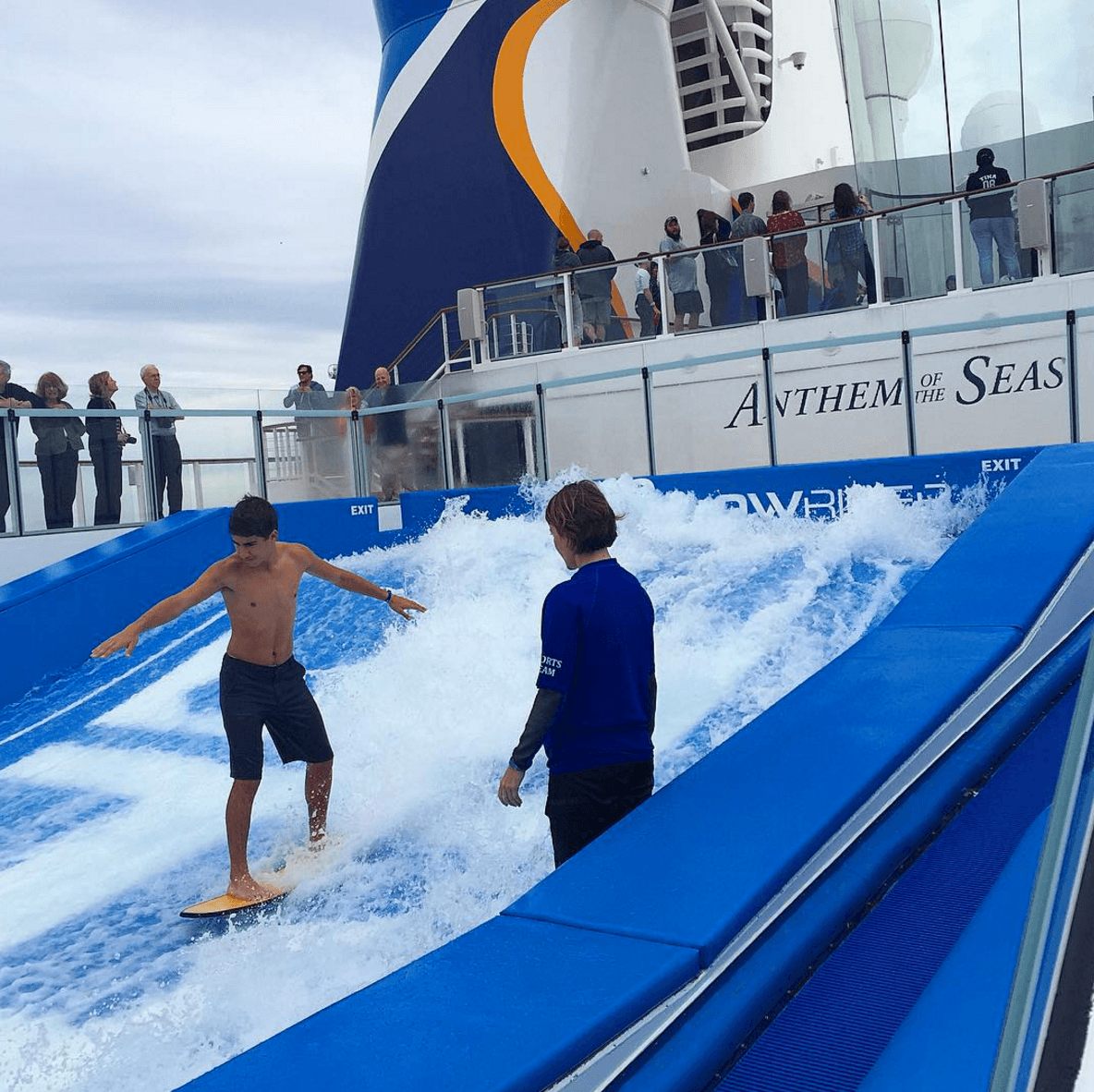 Flowrider on Royal Caribbean Anthem of the Seas