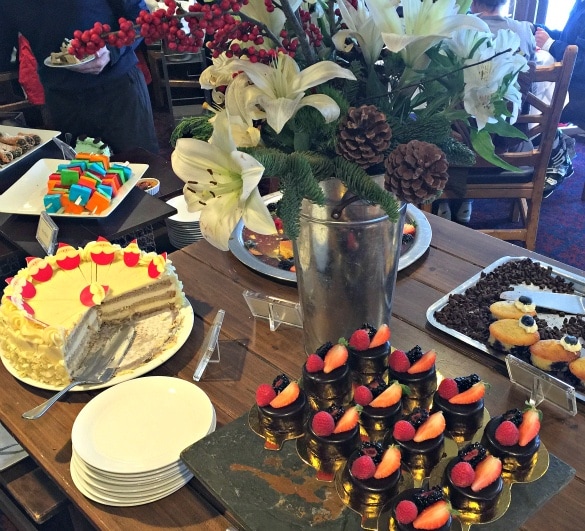 Just a sliver of the desserts available at the Glitretind Sunday Buffay at the Stein Eriksen Lodge in Deer Valley