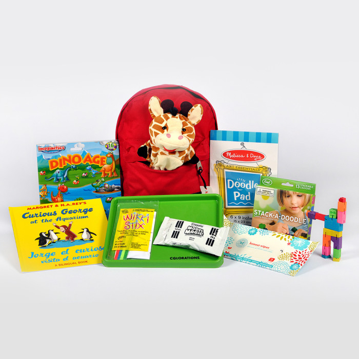 Pre-packed travel activity kit from Allpakt