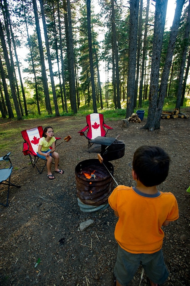 Camping is a blast with kids at Cypress Hills Intra-Provincial Park