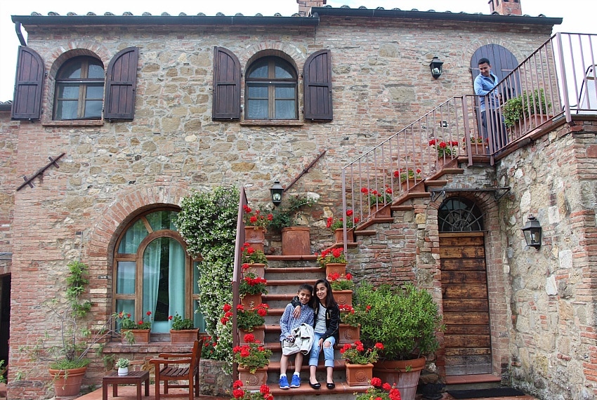 Feel like a princess in a movie at Relais San Bruno in Tuscany, Italy ~ 5 Hotel Suites for Kids that Feel Like Stepping into a Movie