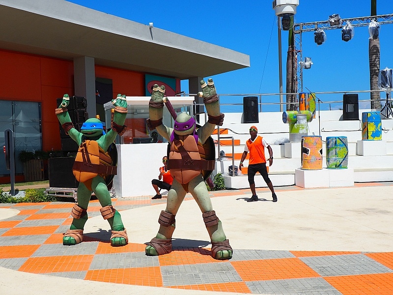 Teenage Mutant Ninja Turtles at Plaza Orange at Nickelodeon Hotel Punta Cana