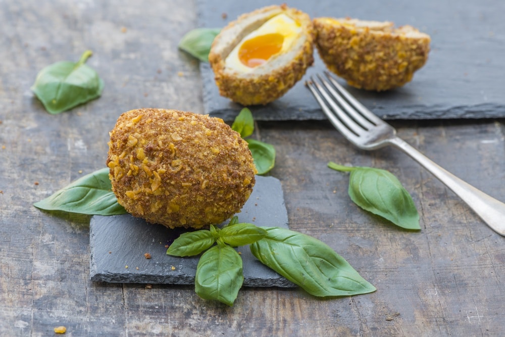 Scotch Eggs, a British dish with a funny name