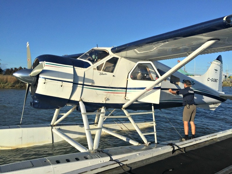 Floatplane is a spectacular way to arrive and depart the Resort. (Photo credit: Claudia Laroye)