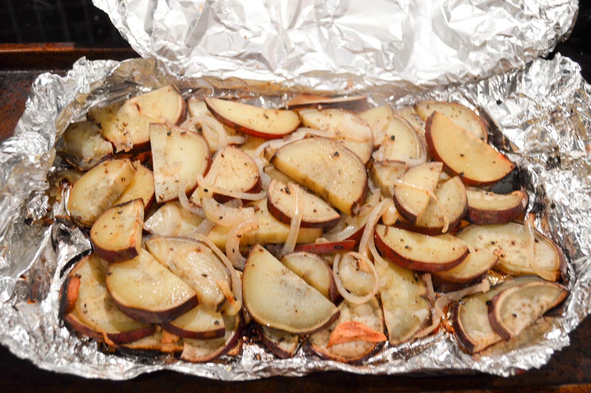 Treager smokers are for more than just meat, they also make great side dishes like these smoked potatoes!