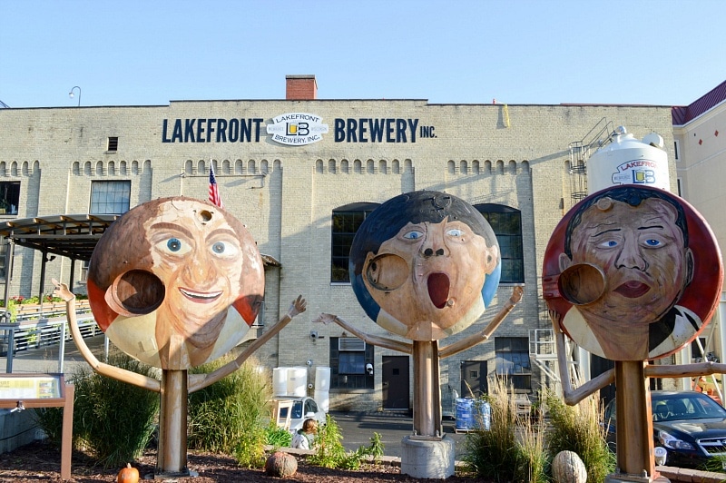 Enjoy a brewery tour at Lakefront Brewery during your Milwaukee guys weekend