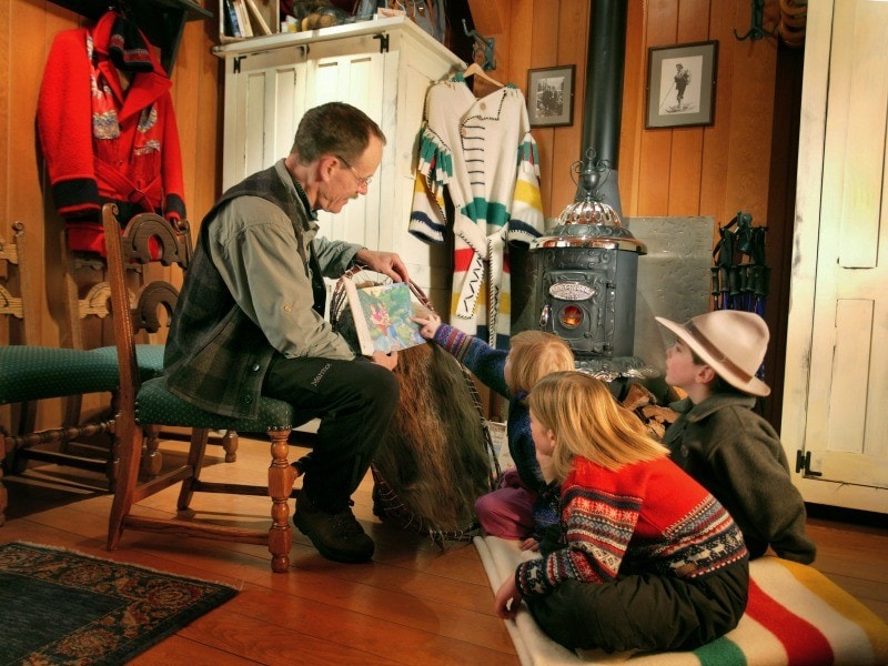 Mountain Heritage Guides at Fairmont Chateau Lake Louise with kids