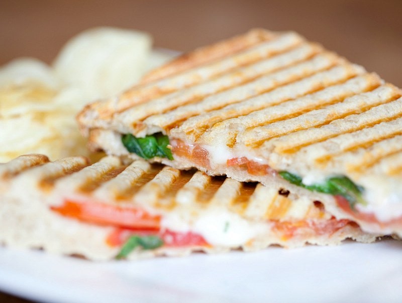 A grilled caprese panini is the Italian equivalent of a grilled cheese sandwich ~ Best Grilled Cheese Sandwiches Around the World