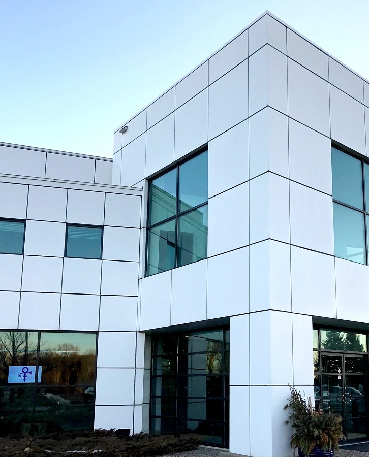 Do you spy Prince's love symbol in the lobby at Paisley Park?