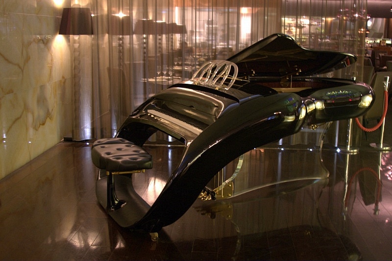 An example of a Schimmel Pegasus, similar to the one in Prince's Arcade Room at Paisley Park (Photo credit: Pravin Premkumar, Flickr Creative Commons)