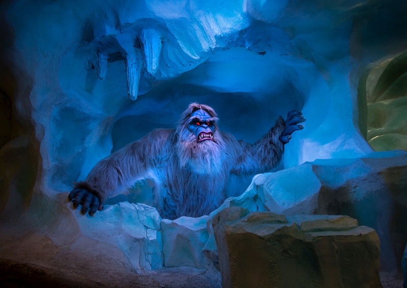 The Abominable Snowman on Disney's Matterhorn Bobsleds