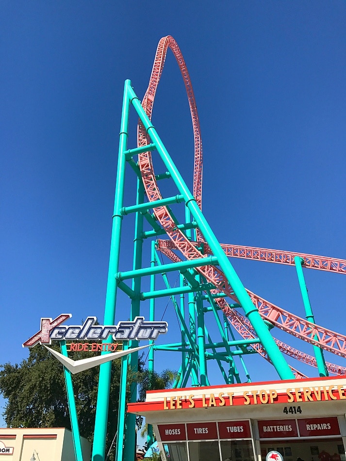 Xcelerator roller coaster at Knott's Berry Farm