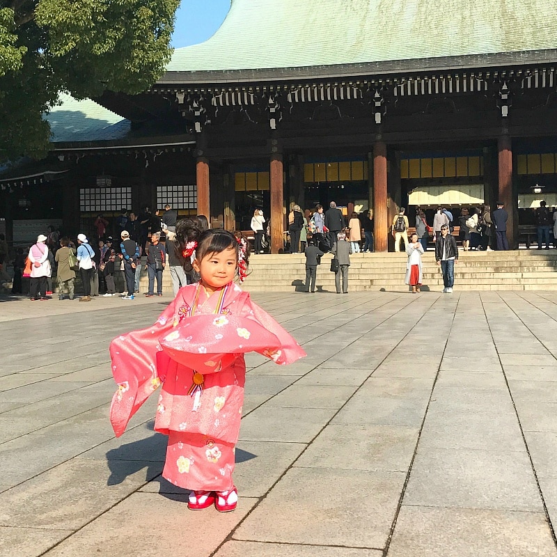 meiji shrine child kimono