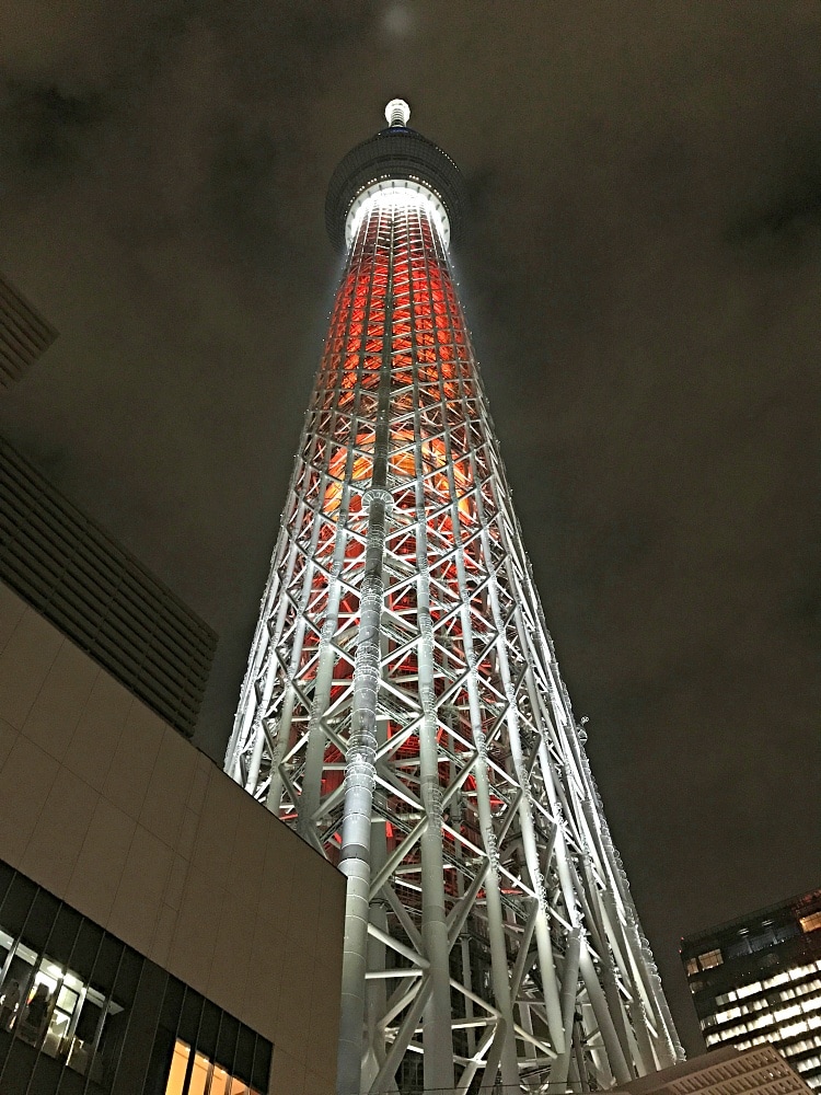 Tokyo Tower at night ~ Tokyo with Kids