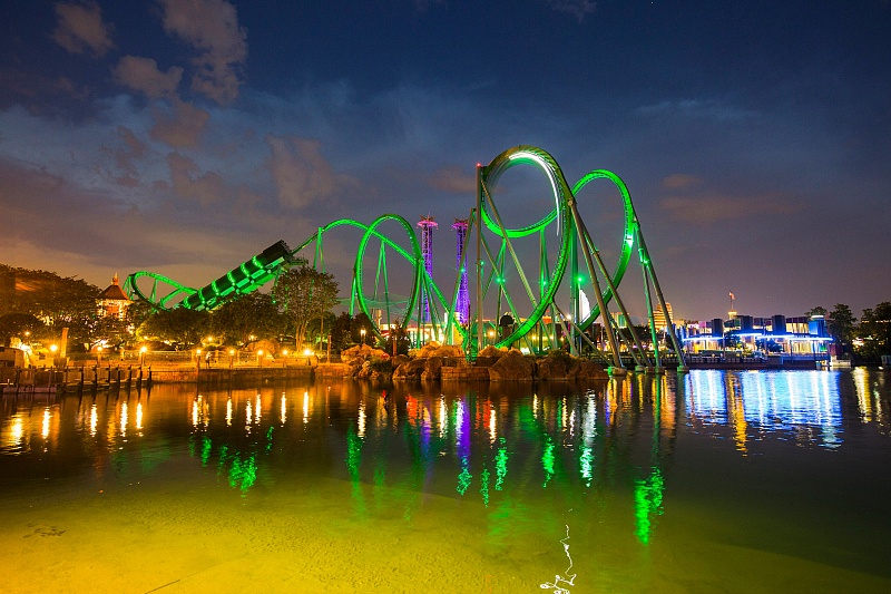 The Incredible Hulk Coaster at Universal Orlando Resort