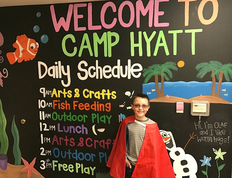 Super hero day at Huntington Beach Resort & Spa's Camp Hyatt ~ Huntington Beach with Kids