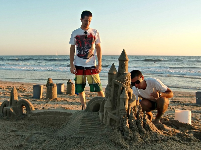 Huntington Beach sandcastle ~ Huntington Beach with Kids