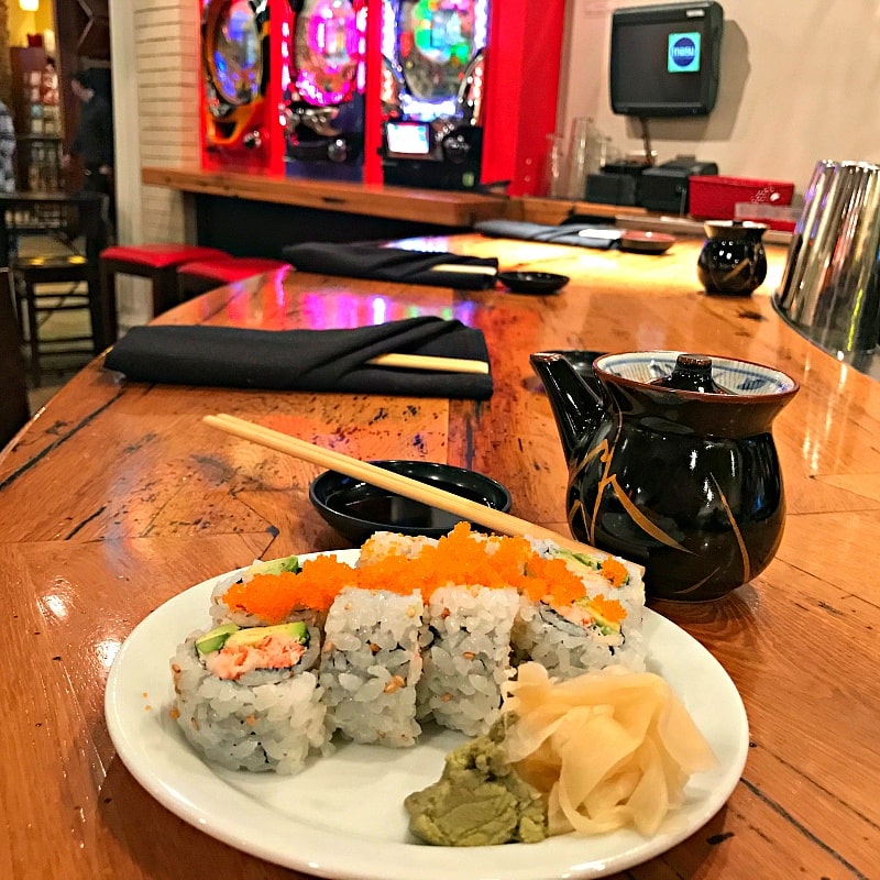 Sushi at Mall of America 