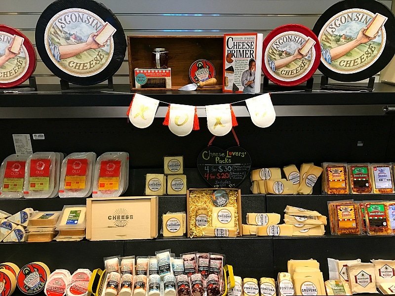 Taste cheese samples at Mall of America