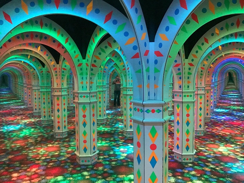 The Amazing Mirror Maze is 2,500 square feet 