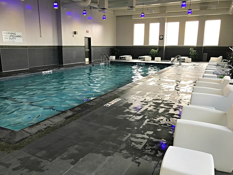 Indoor pool at Radisson Blu at the Mall of America 