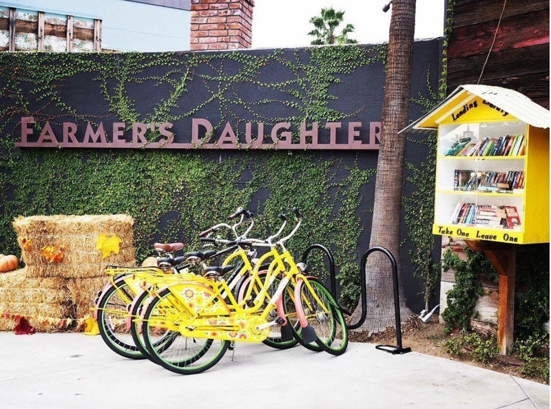 The Shaken and Stirred package from Father's Daughter Hotel paired with borrowed bicycles make for a great Father's Day weekend ~ Father's Day Hotel Packages